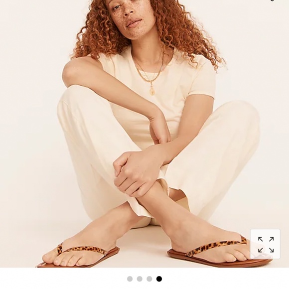 J Crew Tortoise Flip Flop